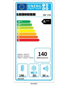 Встраиваемый однокамерный холодильник Liebherr IKBP2764-foto2