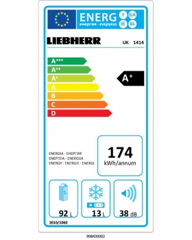 Встраиваемый однокамерный холодильник Liebherr UK1414-foto2