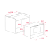 Микроволновая печь встраиваемая Teka Urban Color ML8220BIS (112030000) белое стекло