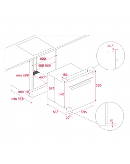 Духовой шкаф Teka HLB840P(41566011)  белый-foto2