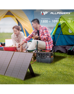 Портативная зарядная станция Allpowers S1500 1500 Вт-foto3