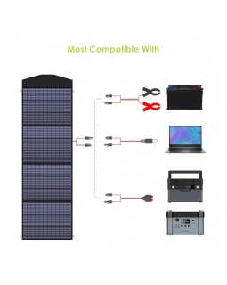 Портативная солнечная панель Allpowers 200 Вт-foto6