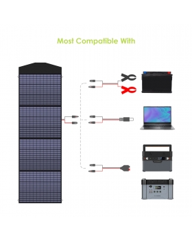 Портативная солнечная панель Allpowers 200 Вт-foto6