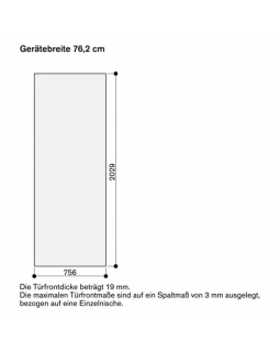 Дверная панель без ручки Gaggenau RA428710-foto2