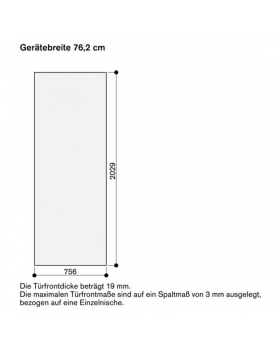 Дверная панель без ручки Gaggenau RA428710-foto2