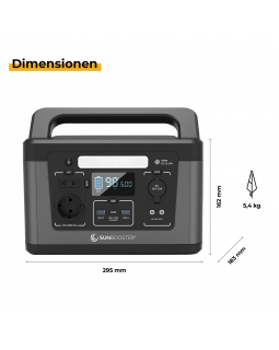 Портативная зарядная станция Sunnybag Powerstation 600 Вт-foto2