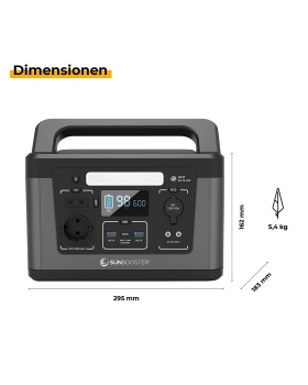 Портативная зарядная станция Sunnybag Powerstation 600 Вт-foto2