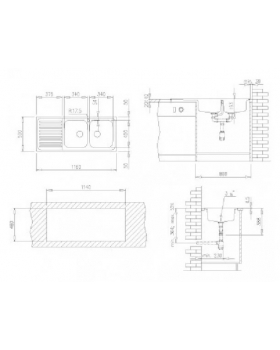 Кухонная мойка Teka CLASSIC2B1D (10119051) микротекстура-foto2