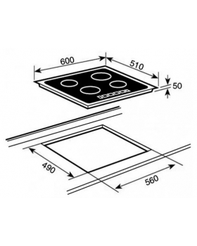 Индукционная варочная поверхность Teka IZC 64010 BK MSS (112520015) черный-foto2