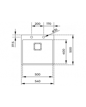 Кухонная мойка ForLineaRS1550.40 (115000018) нержавеющая сталь-foto2