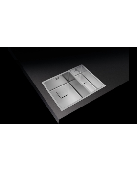 Кухонная мойка ForLinea FLEXLINEA RS15 2B 580 (115030010) полированная-foto4