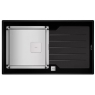 Кухонная мойка Teka Diamond1B1D86 (115100011) черное стекло