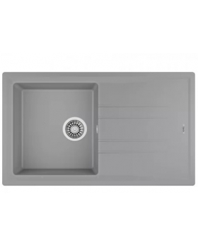 Кухонная мойка Teka STONE50B-TG1B1D (115330014) серый металлик