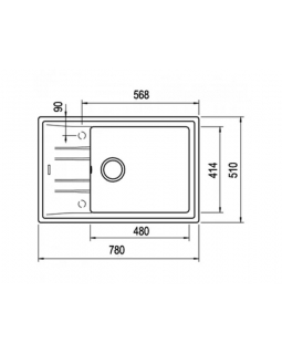 Кухонная мойка Teka STONE60S-TG1B1D (115330033) белый-foto2