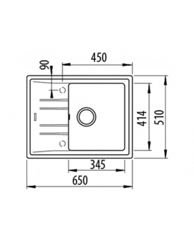 Кухонная мойка Teka STONE45S-TG1B1D (115330042) серый металлик-foto2