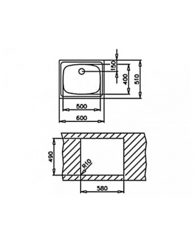 Кухонная мойка Teka UNIVERSAL465.4651B (40109614) нержавеющая сталь-foto2