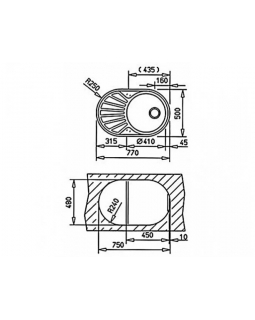 Кухонная мойка Teka DR771B1D (40127301) нержавеющая сталь-foto2