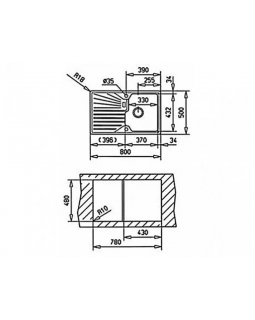 Кухонная мойка Teka CASCAD45BTG (40143102) песочный-foto2
