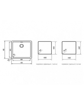 Кухонная мойка Teka Radea400/400TG (40143801) черный металлик-foto2