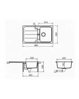 Кухонная мойка Teka SIMPLA45-TG (40144514) песочный-foto2