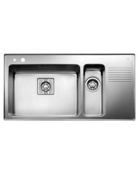 Кухонная мойка Teka FRAME11/2B1/2DRHD (40180531) нержавеющая сталь