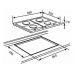 Газовая варочная поверхность Teka EW604GAIALBLACK (40218061) черный