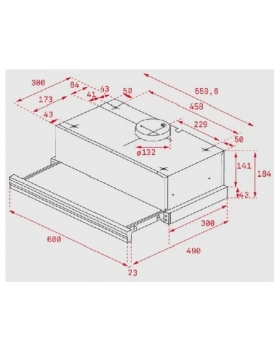 Вытяжка кухонная Teka CNL6400 (40436800) нержавеющая сталь-foto2