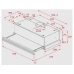 Вытяжка кухонная Teka CNL6400 (40436800) нержавеющая сталь