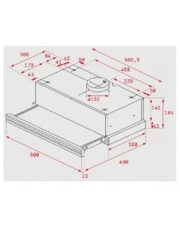 Вытяжка кухонная Teka CNL 6415 PLUS (40436822) черное стекло-foto2