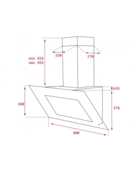 Вытяжка кухонная Teka DLV985 (40437200) черное стекло-foto2