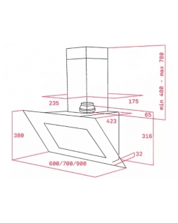 Вытяжка кухонная Teka DVT98660TBSWH (112930044) белое стекло-foto2