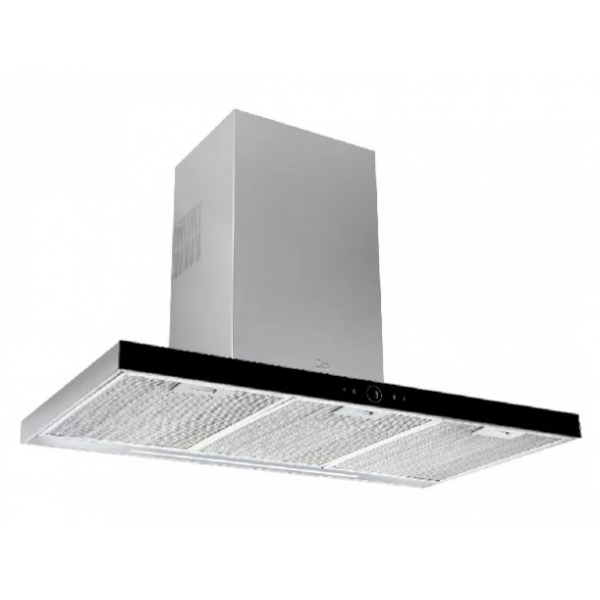 Вытяжка кухонная Teka DLH986T (40487182) нержавеющая сталь/ черное стекло