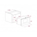Микроволновая печь встраиваемая Teka MS622BIS (40584100) нержавеющая сталь