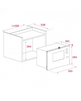 Микроволновая печь встраиваемая Teka ML 825 TFL (40590640)-foto4