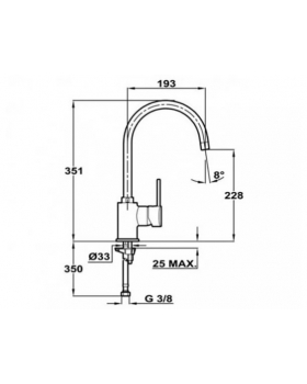 Смеситель кухонный Teka SP 995 (Alaior H) (55995020CN) черный металлик-foto2