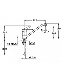 Смеситель кухонный Teka MF-2ForumL (ML) (81911362) хром-foto2