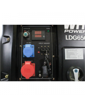 Генератор дизельный Warrior LDG6500SVWRC-EU 5,5 кВт-foto4